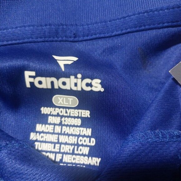 Fanatics Mens XLT Los Angeles Rams Performance Polo Short Sleeve Golf Shirt TALL - Picture 4 of 6